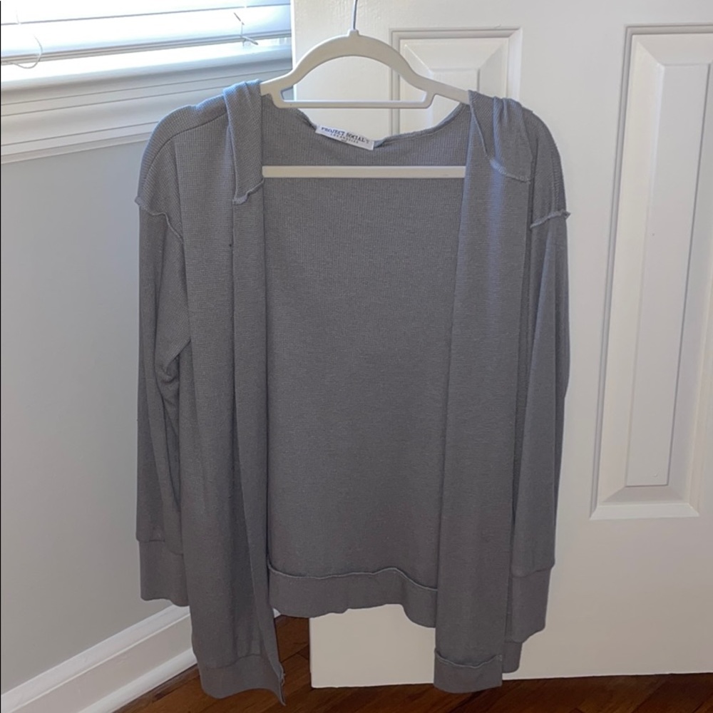 Grey Project Social T cardigan